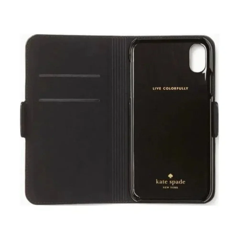 Kate Spade 3D Penguin Magnetic Folio Case iPhone XR NWOT